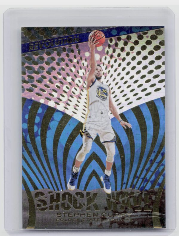 2018-19 Panini Revolution Stephen Curry #3 Warriors Shock Wave Impact