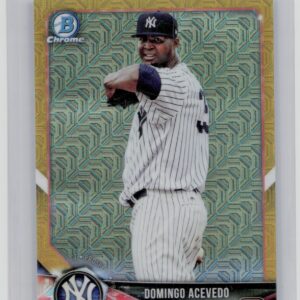 2018 Bowman Domingo Acevedo SN50 #BCP32 Yankees Chrome Prospects Mojo Refractor