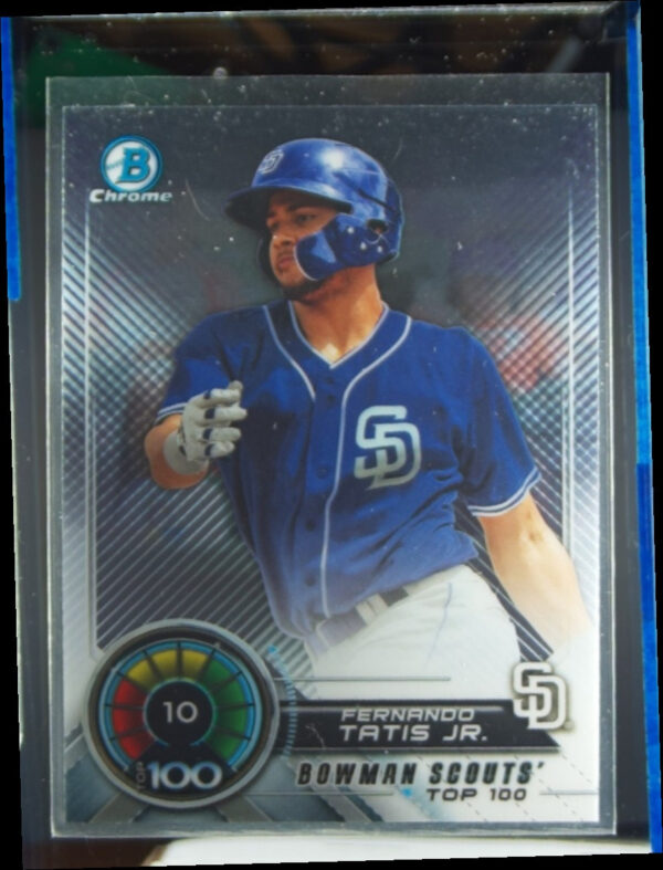 2018 Bowman Fernando Tatis Jr. #BTP-10 Padres Bowman Chrome Scouts' Top 100
