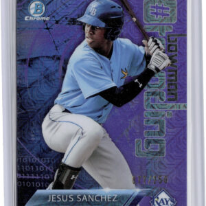2018 Bowman Jesus Sanchez SN250 ##-JS Rays Chrome #BowmanTrending Mojo Refractor