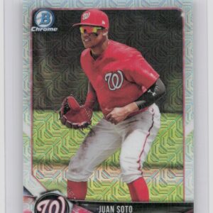 2018 Bowman Juan Soto #BCP52 Nationals Chrome Prospects Mojo Refractor