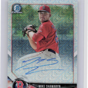2018 Bowman Mike Shawaryn AU #BMA-MS Sox Chrome Mega Autographs