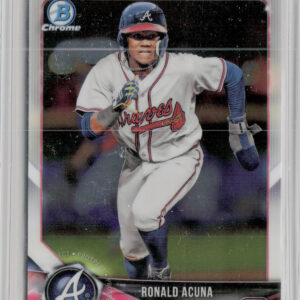 2018 Bowman Ronald Acuna #BCP1 Braves Chrome Prospects