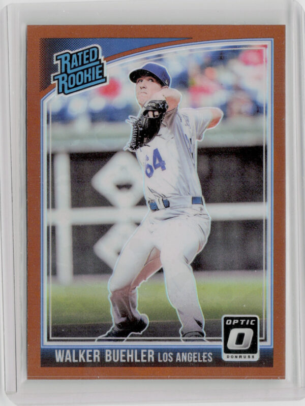 2018 Donruss Optic Walker Buehler Bronze VAR #41 Dodgers