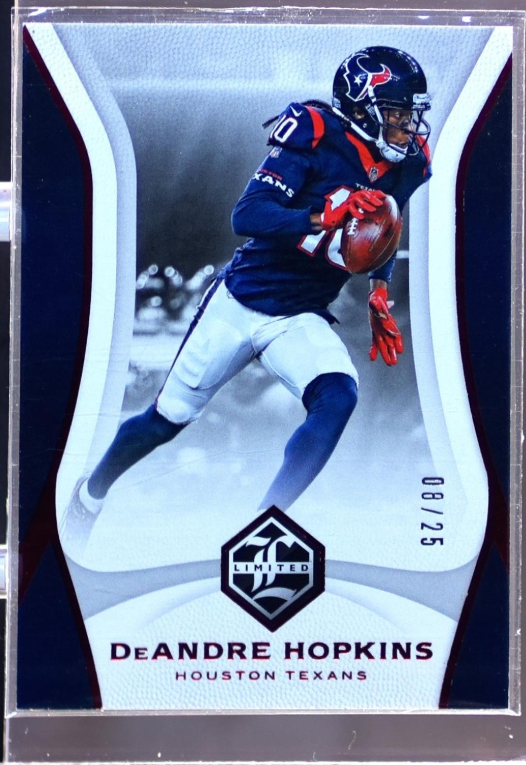 2018 Limited DeAndre Hopkins Ruby Spotlight /25 #41 Texans