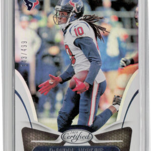 2018 Panini Certified DeAndre Hopkins Mirror Silver SN499 #90 Texans
