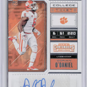 2018 Panini Contenders Draft Picks Dorian O'Daniel AU #146 Tigers