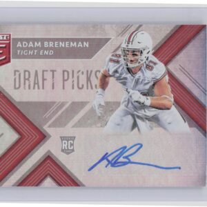 2018 Panini Elite Draft Picks Adam Breneman AU #192 Minutemen Draft Picks Autogr