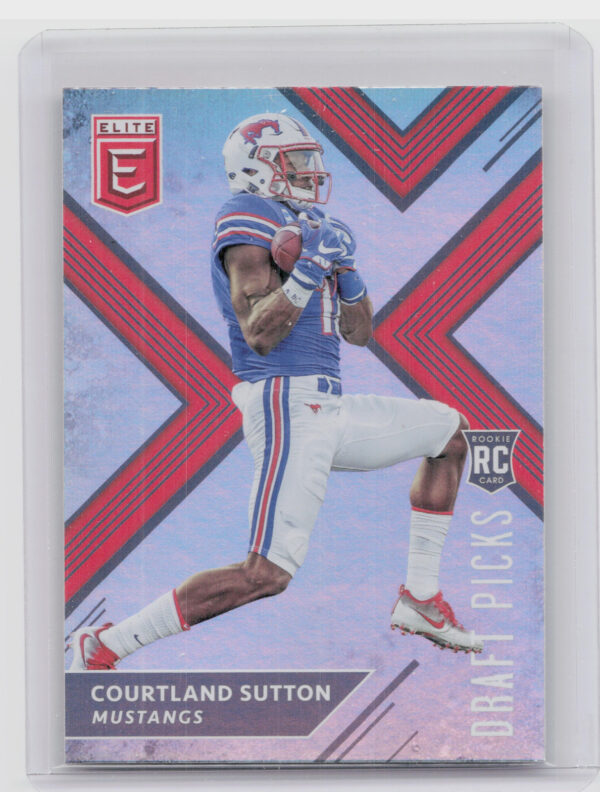 2018 Panini Elite Draft Picks Courtland Sutton #107 Mustangs