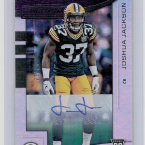 2018 Panini Rookies & Stars Joshua Jackson AU SN25 #156 Packers Rookies Longevit