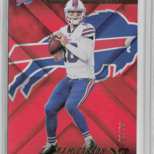 2018 Panini XR AJ McCarron Orange SN99 #2 Bills