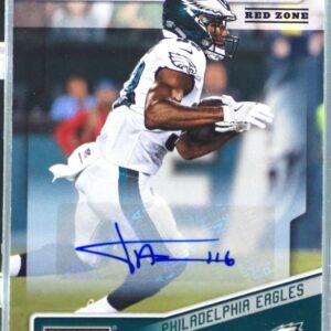 2018 Playoff Josh Adams Auto RC #296 Eagles Rookies Autographs Red Zone