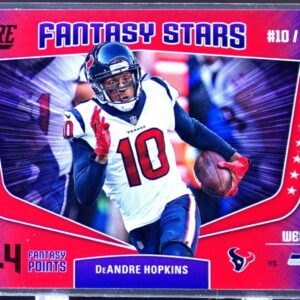 2018 Score DeAndre Hopkins #13 Texans Fantasy Stars Red
