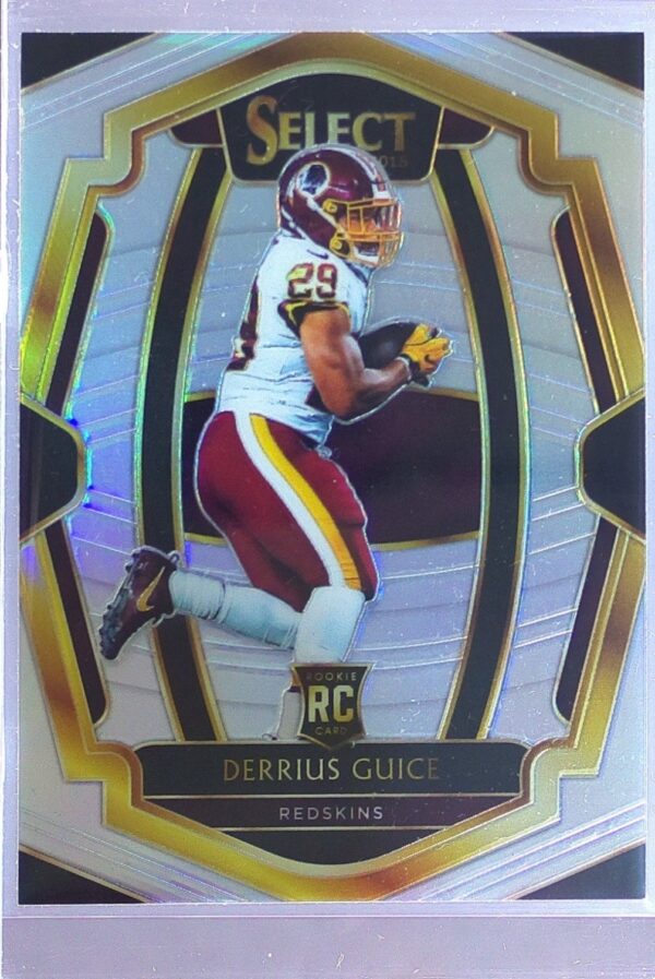 2018 Select Derrius Guice Silver Prizm RC #145 Redskins