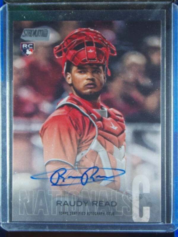 2018 Stadium Club Raudy Read AU #SCA-RR Nationals Autographs