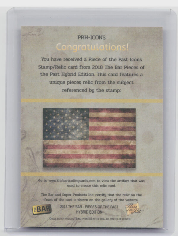 2018 The Bar Pieces of the Past Hybrid 8 Cents 28/48 - Image 3