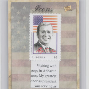 2018 The Bar Pieces of the Past Hybrid Edition George W Bush Liberia 5/12