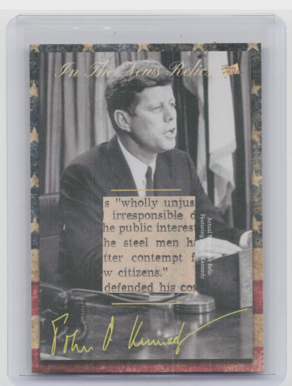 2018 The Bar Pieces of the Past Hybrid Edition:  John F. Kennedy ITNH-JFK