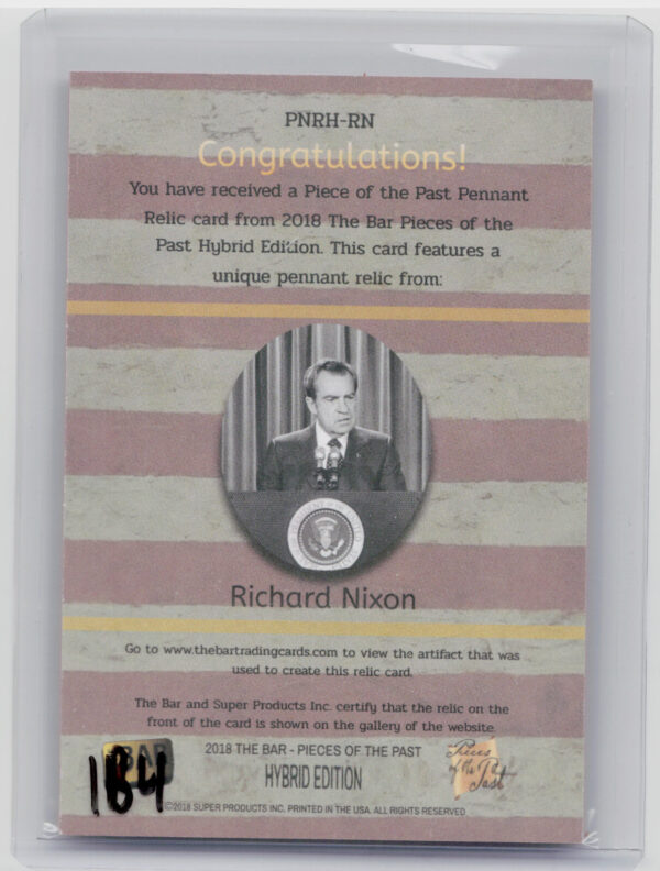 2018 The Bar Pieces of the Past Hybrid Edition:  Richard Nixon - Image 3