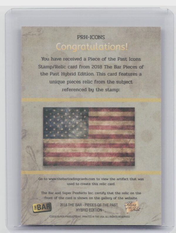 2018 The Bar Pieces of the Past Hybrid Edition Win With Dick Nixon 10/28 - Image 3
