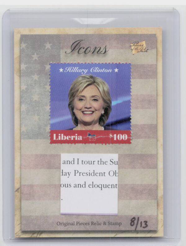 2018 The Bar Pieces of the Past Hybrid Hillary Clinton Liberia 8/13