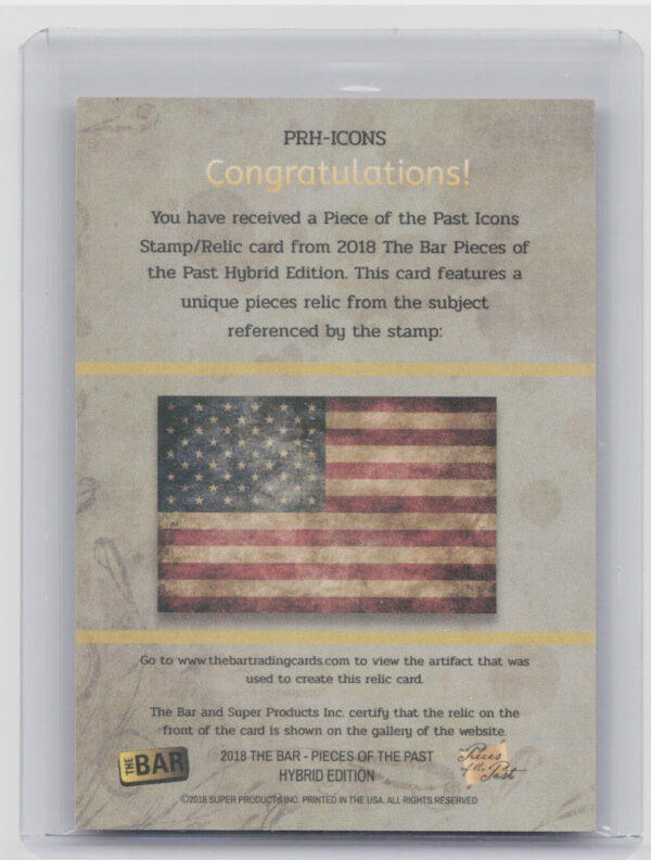 2018 The Bar Pieces of the Past Hybrid herbert Hoover 36/48 - Image 3