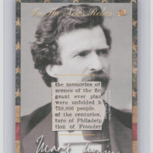 2018 The Bar Pieces of the Past Momentos Edition:  Mark Twain