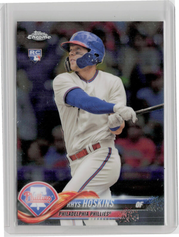 2018 Topps Chrome Update Rhys Hoskins RC #HMT28 Phillies