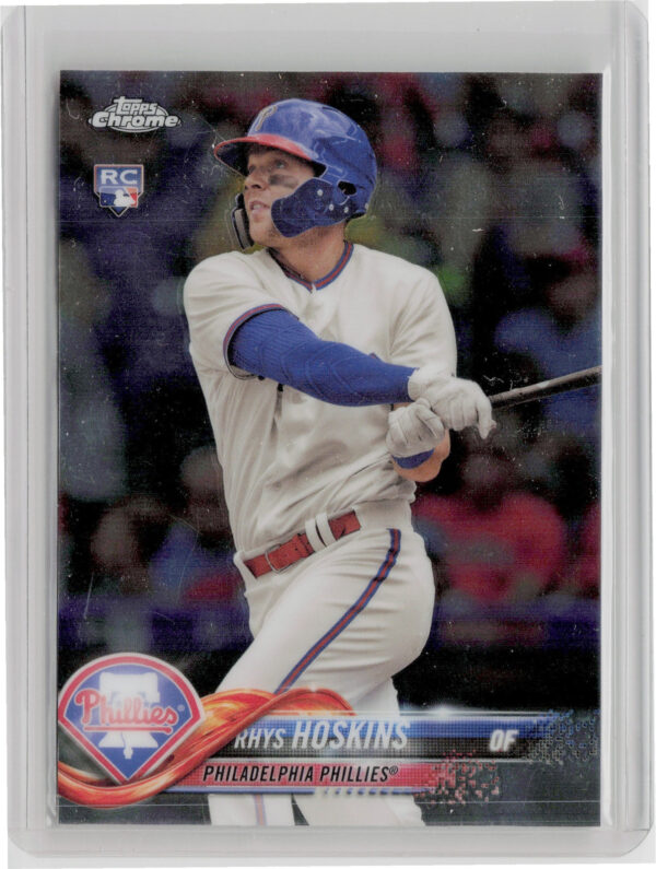 2018 Topps Chrome Update Rhys Hoskins RC #HMT28 Phillies