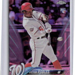 2018 Topps Chrome Update Victor Robles Pink Refractor #HMT22 Nationals