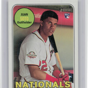 2018 Topps Heritage Juan Soto RC #502 Nationals