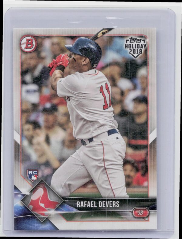 2018 Topps Holiday Bowman Rafael Devers Rookie RC #TH-RD Red Sox