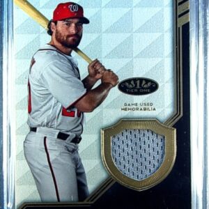 2018 Topps Tier One Daniel Murphy /335 JSY #T1R-DM Nationals Tier One Relics