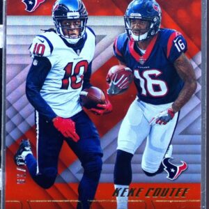2018 XR DeAndre Hopkins / Keke Coutee /10 #M-28 Texans Mirrored Orange