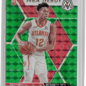 2019-20 Panini Mosaic De'andre Hunter Green Prizm #266 Hawks