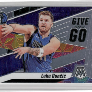 2019-20 Panini Mosaic Luka Doncic #10 Mavericks Give and Go