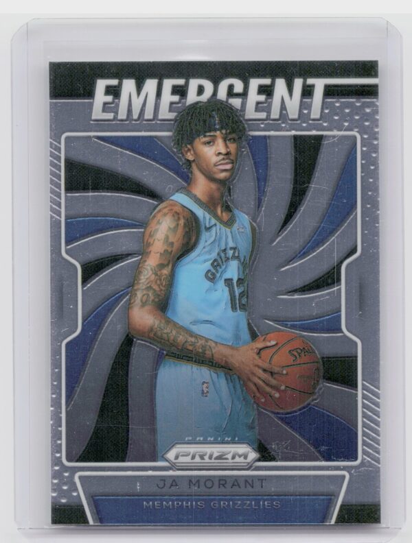 2019-20 Panini Prizm Ja Morant #17 Grizzlies Emergent