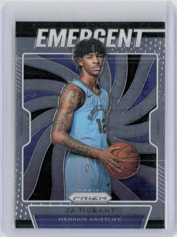2019-20 Panini Prizm Ja Morant #17 Grizzlies Emergent
