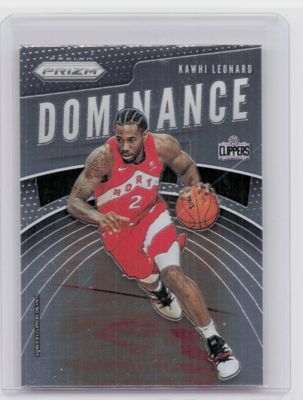 2019-20 Panini Prizm Kawhi Leonard #16 Clippers Dominance