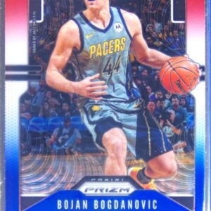 2019-20 Prizm Bojan Bogdanovic Prizms Red White and Blue #218 Jazz