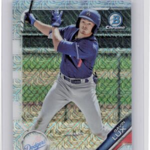 2019 Bowman Gavin Lux #BCP-130 Dodgers Chrome Prospects Mojo Refractors