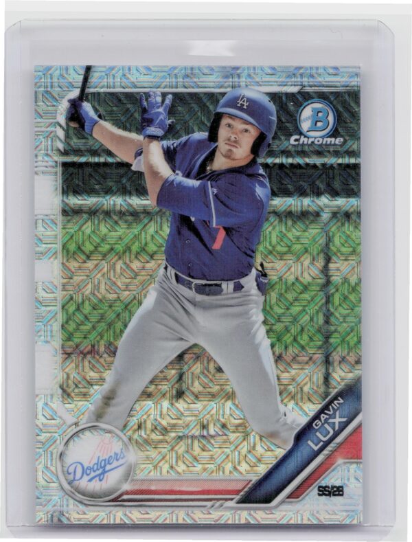 2019 Bowman Gavin Lux #BCP-130 Dodgers Chrome Prospects Mojo Refractors