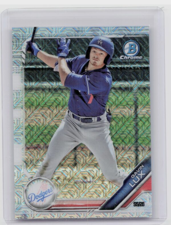 2019 Bowman Gavin Lux #BCP-130 Dodgers Chrome Prospects Mojo Refractors