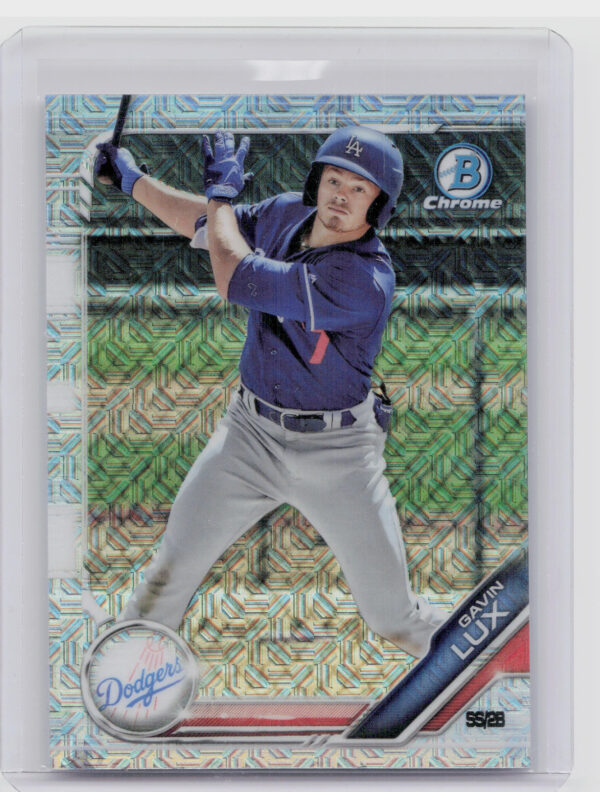 2019 Bowman Gavin Lux #BCP-130 Dodgers Chrome Prospects Mojo Refractors
