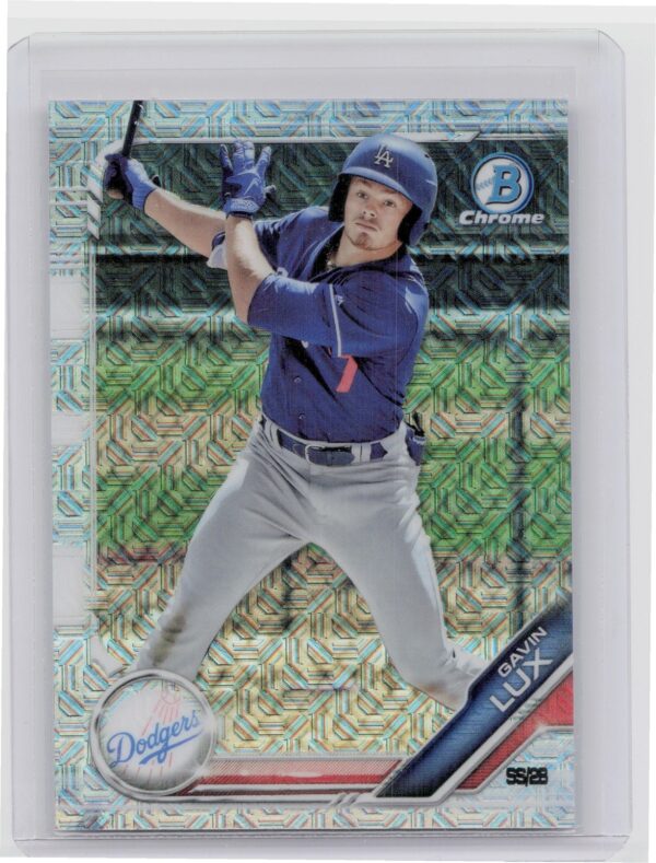 2019 Bowman Gavin Lux #BCP-130 Dodgers Chrome Prospects Mojo Refractors