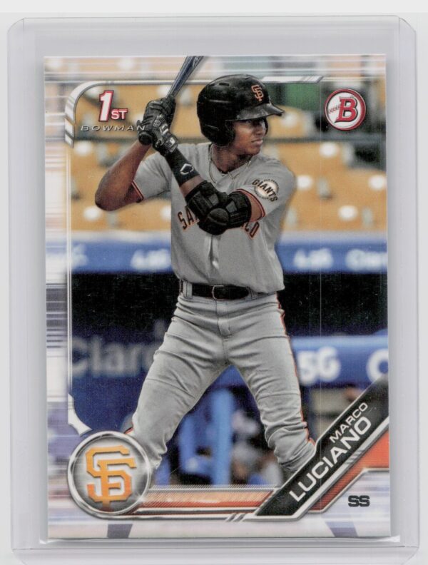 2019 Bowman Marco Luciano #BCP-82 Giants Chrome Prospects