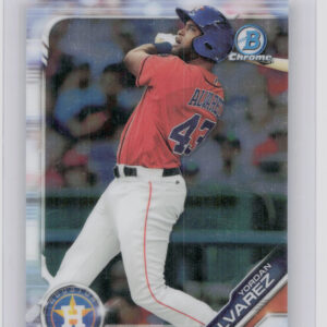 2019 Bowman Yordan Alvarez #BCP-123 Astros Chrome Prospects