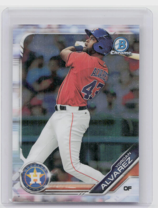 2019 Bowman Yordan Alvarez #BCP-123 Astros Chrome Prospects