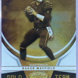 2019 Certified Baker Mayfield #GT-BM Browns Gold Team