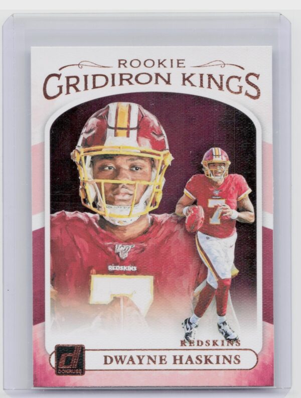 2019 Donruss Dwayne Haskins #RGK-3 Redskins Rookie Gridiron Kings